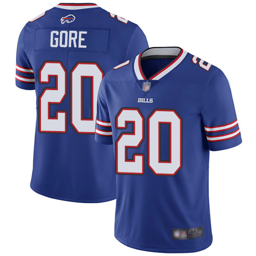 Men Buffalo Bills 20 Frank Gore Royal Blue Team Color Vapor Untouchable Limited Player NFL Jersey